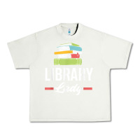 Pistachio womens funny library lady librarian library assistant t shirt Urban Heavy Tee - linhVisuals