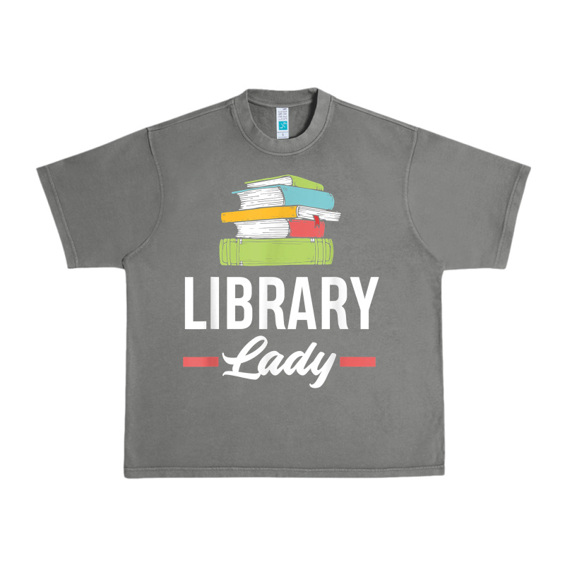 Womens Funny Library Lady Librarian Library Assistant T Shirt Urban Heavy Tee by linhVisuals | Teevron