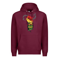 Burgundy free ish since 1865 Premium Hoodie - BarkalooDesign
