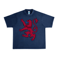 Navy lion rampant of scotland, royal banner, royal arms, scottish pride Urban Heavy Tee - linhVisuals