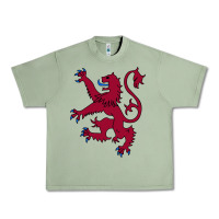 Oil Green lion rampant of scotland, royal banner, royal arms, scottish pride Urban Heavy Tee - linhVisuals