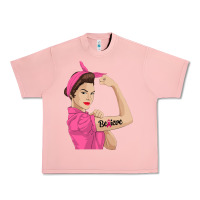 Salmon believe cancer awareness women gift Urban Heavy Tee - linhVisuals