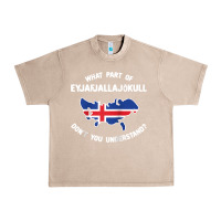French Oak what part of eyjafjallajökull don't you understand raglan baseball te Urban Heavy Tee - linhVisuals
