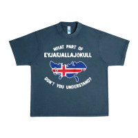 Midnight Navy what part of eyjafjallajökull don't you understand raglan baseball te Urban Heavy Tee - linhVisuals