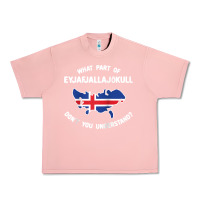 Salmon what part of eyjafjallajökull don't you understand raglan baseball te Urban Heavy Tee - linhVisuals