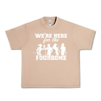 Burro we're here for the foursome funny sarcasm golf lover golfer t shirt Urban Heavy Tee - linhVisuals