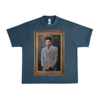 Midnight Navy seinfeld the kramer portrait t shirt Urban Heavy Tee - linhVisuals