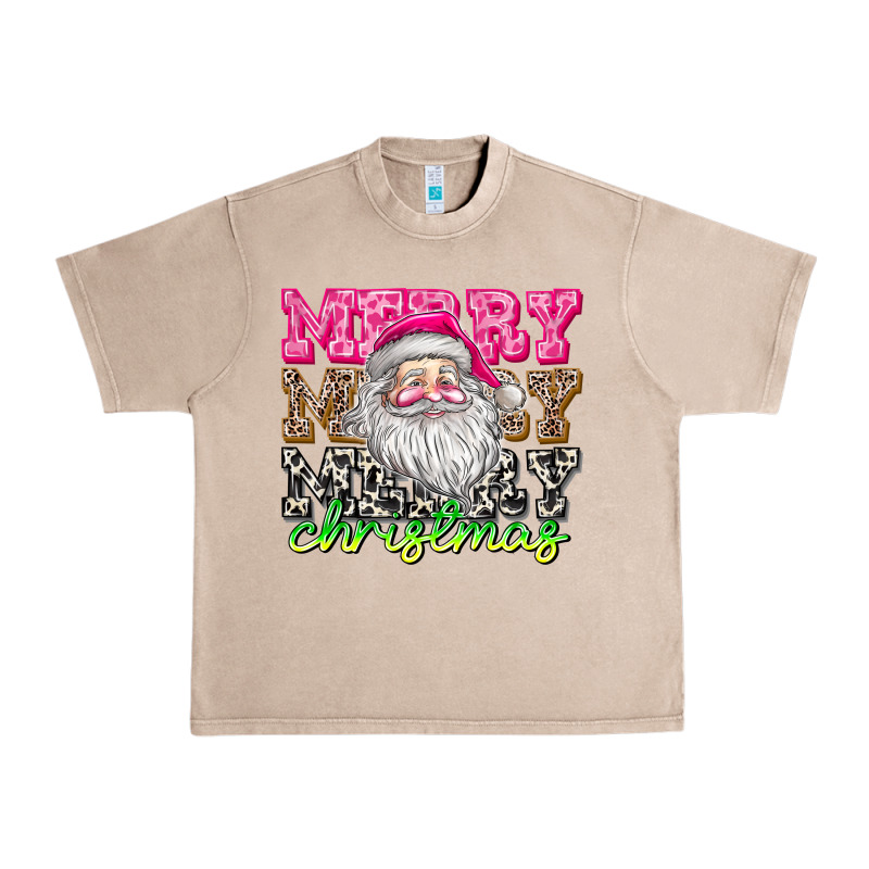 Merry Merry Merry Christmas Urban Heavy Tee by CowhideDigitalArt | Teevron