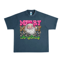 Midnight Navy merry merry merry christmas Urban Heavy Tee - CowhideDigitalArt