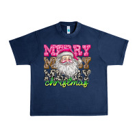Navy merry merry merry christmas Urban Heavy Tee - CowhideDigitalArt