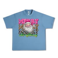 Pebble Blue merry merry merry christmas Urban Heavy Tee - CowhideDigitalArt