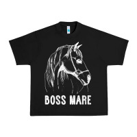 Black womens boss mare horseback riding equestrians men horse women gift v n Urban Heavy Tee - linhVisuals