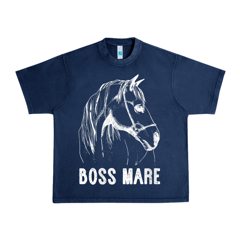 Womens Boss Mare Horseback Riding Equestrians Men Horse Women Gift V N Urban Heavy Tee by linhVisuals | Teevron
