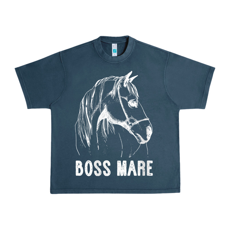 Womens Boss Mare Horseback Riding Equestrians Men Horse Women Gift V N Urban Heavy Tee by linhVisuals | Teevron