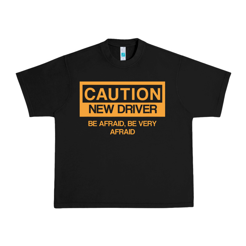 Caution New Student Driver Funny Urban Heavy Tee by linhVisuals | Teevron
