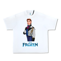 White hans frozen Urban Heavy Tee - linhVisuals