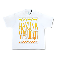 White hakuna mafuckit [tb] Urban Heavy Tee - linhVisuals