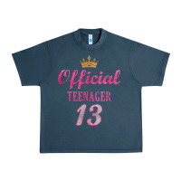 Midnight Navy official 13 teenager cute 13th birthday ideas for girls t shirt Urban Heavy Tee - linhVisuals