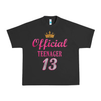 Official 13 Teenager Cute 13th Birthday Ideas For Girls T Shirt Urban Heavy Tee | Teevron