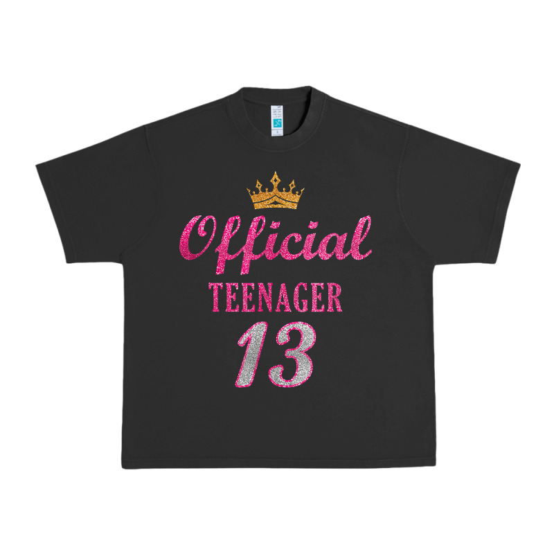 Official 13 Teenager Cute 13th Birthday Ideas For Girls T Shirt Urban Heavy Tee by linhVisuals | Teevron