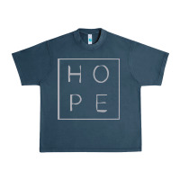 Midnight Navy hope quote Urban Heavy Tee - linhVisuals