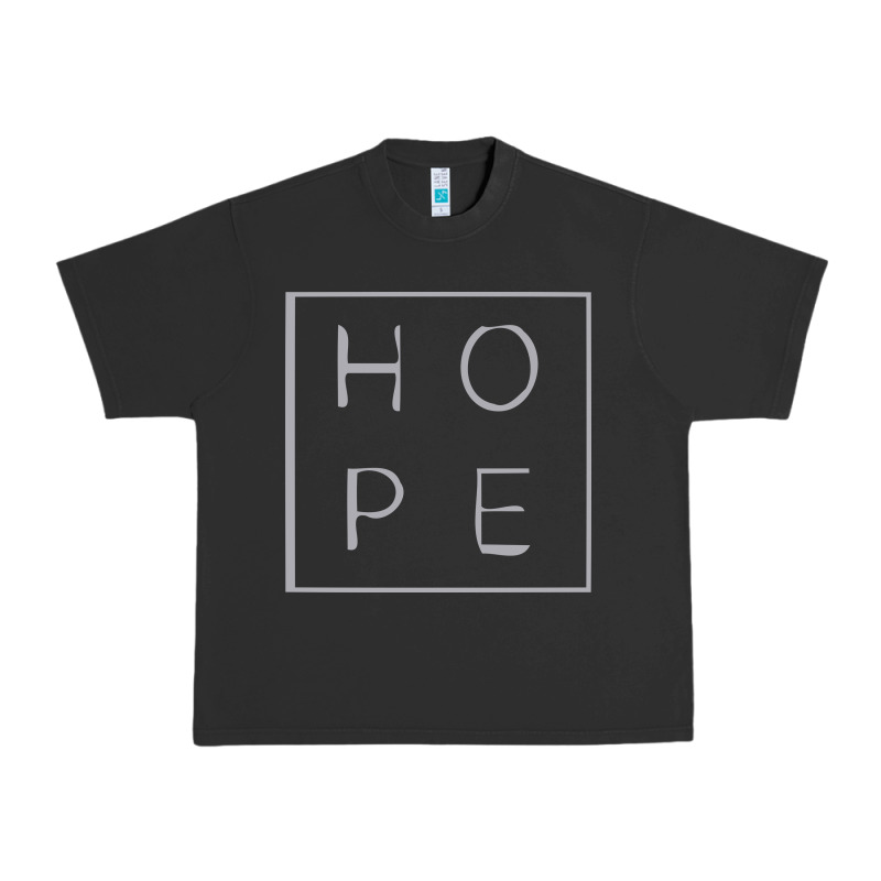 Hope Quote Urban Heavy Tee by linhVisuals | Teevron
