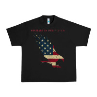 Black courage is contagious and eagle Urban Heavy Tee - linhVisuals