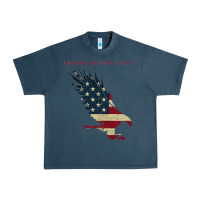 Midnight Navy courage is contagious and eagle Urban Heavy Tee - linhVisuals