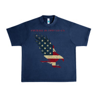Navy courage is contagious and eagle Urban Heavy Tee - linhVisuals