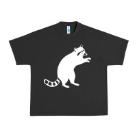 Pigment Black raccoon Urban Heavy Tee - linhVisuals