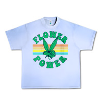 Grape Ice womens flower power 420 thc pot weed medical marijuana funny weed v ne Urban Heavy Tee - linhVisuals