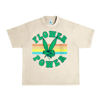 Sandshell womens flower power 420 thc pot weed medical marijuana funny weed v ne Urban Heavy Tee - linhVisuals
