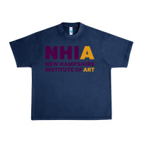 Navy New Hampshire Institute of Art Urban Heavy Tee - linhVisuals
