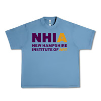 Pebble Blue New Hampshire Institute of Art Urban Heavy Tee - linhVisuals