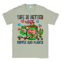 Life Is Better With Coffee And Plants Cactus Coffe Classic Tee | Teevron
