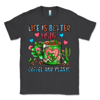 Smoke Life Is Better With Coffee And Plants Cactus Coffe Classic Tee - FaDigitalArtStudio