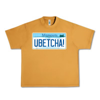 Peanut Butter ubetcha (you betcha) minnesota license plate t shirt Urban Heavy Tee - linhVisuals