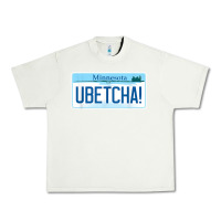 Pistachio ubetcha (you betcha) minnesota license plate t shirt Urban Heavy Tee - linhVisuals