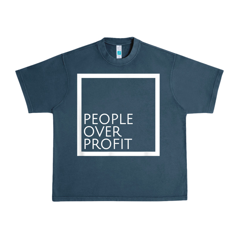 People Over Profit Democratic Socialism Pro Socialist Symbol T Shirt Urban Heavy Tee by linhVisuals | Teevron