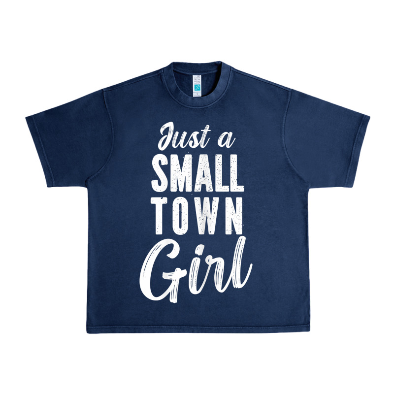 Womens Just A Small Town Girl Journey T Shirt Urban Heavy Tee by linhVisuals | Teevron