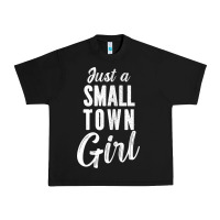 Black womens just a small town girl journey t shirt Urban Heavy Tee - linhVisuals