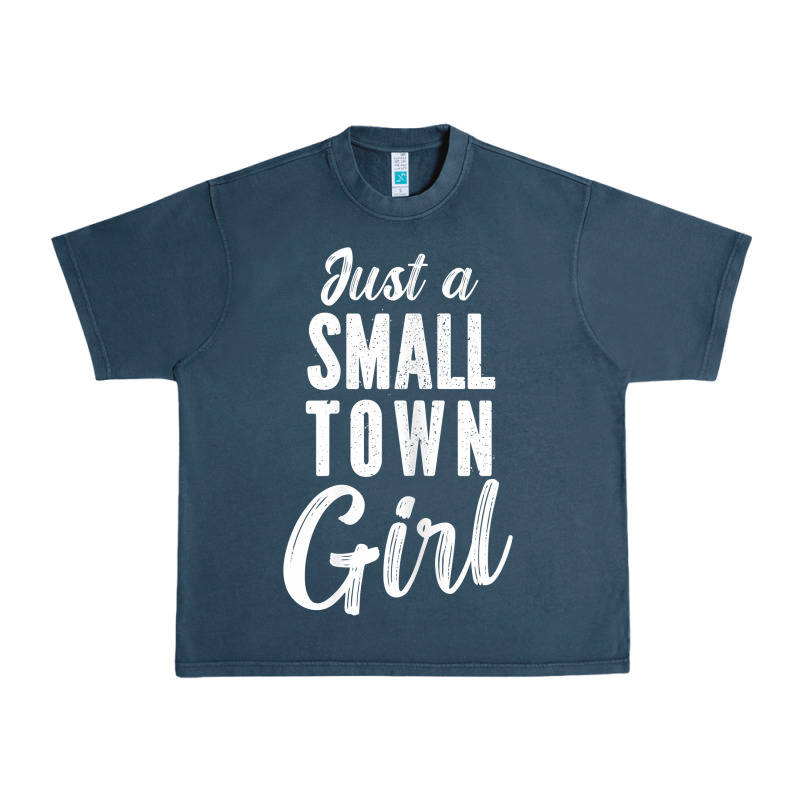 Womens Just A Small Town Girl Journey T Shirt Urban Heavy Tee by linhVisuals | Teevron