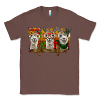 Chestnut Christmas alpacas Classic Tee - BarkalooDesign