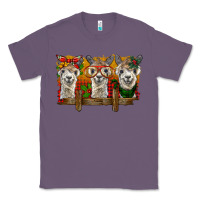 Lavender Christmas alpacas Classic Tee - BarkalooDesign
