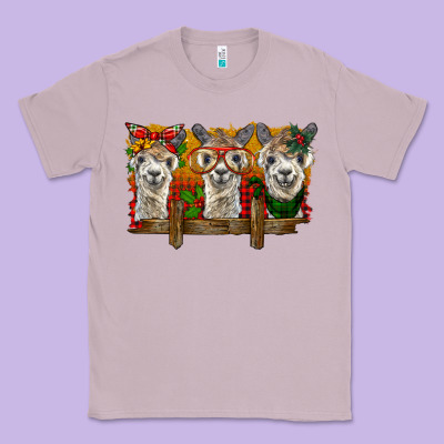 Christmas Alpacas Classic Tee Designed By Barkaloodesign