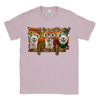 Lilac Christmas alpacas Classic Tee - BarkalooDesign