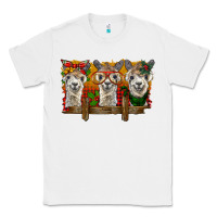 White Christmas alpacas Classic Tee - BarkalooDesign