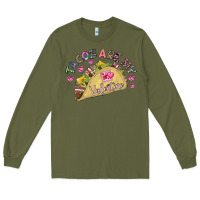 Army Green Tacos Are My Valentine Long Sleeve Tee - CowhideDigitalArt