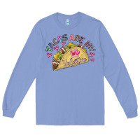 Colony Blue Tacos Are My Valentine Long Sleeve Tee - CowhideDigitalArt