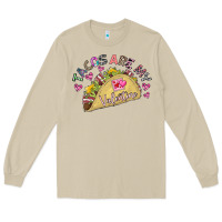 Mushroom Tacos Are My Valentine Long Sleeve Tee - CowhideDigitalArt